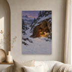 Seek Thy Servant Canvas Wall Art - Christian Wall Art, scale reference