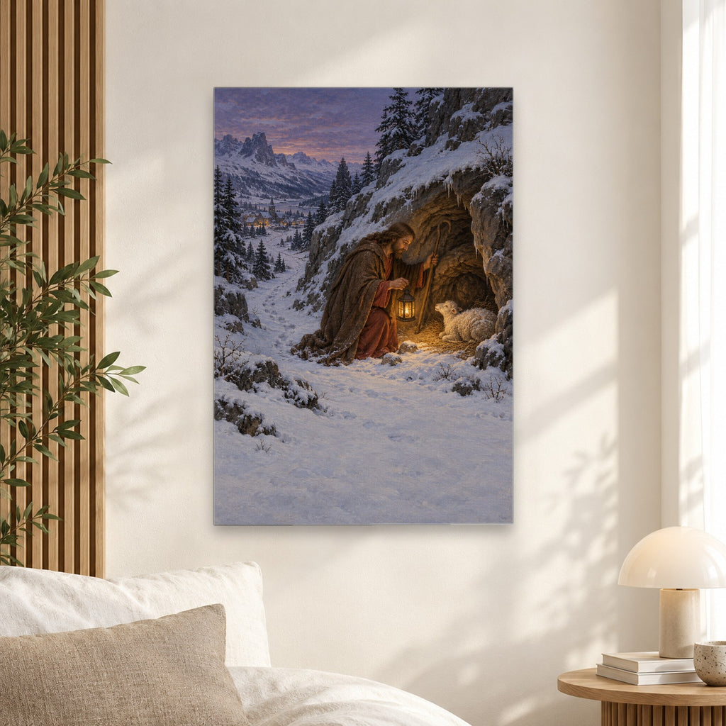 Seek Thy Servant Canvas Wall Art - Christian Wall Art, alternate angle