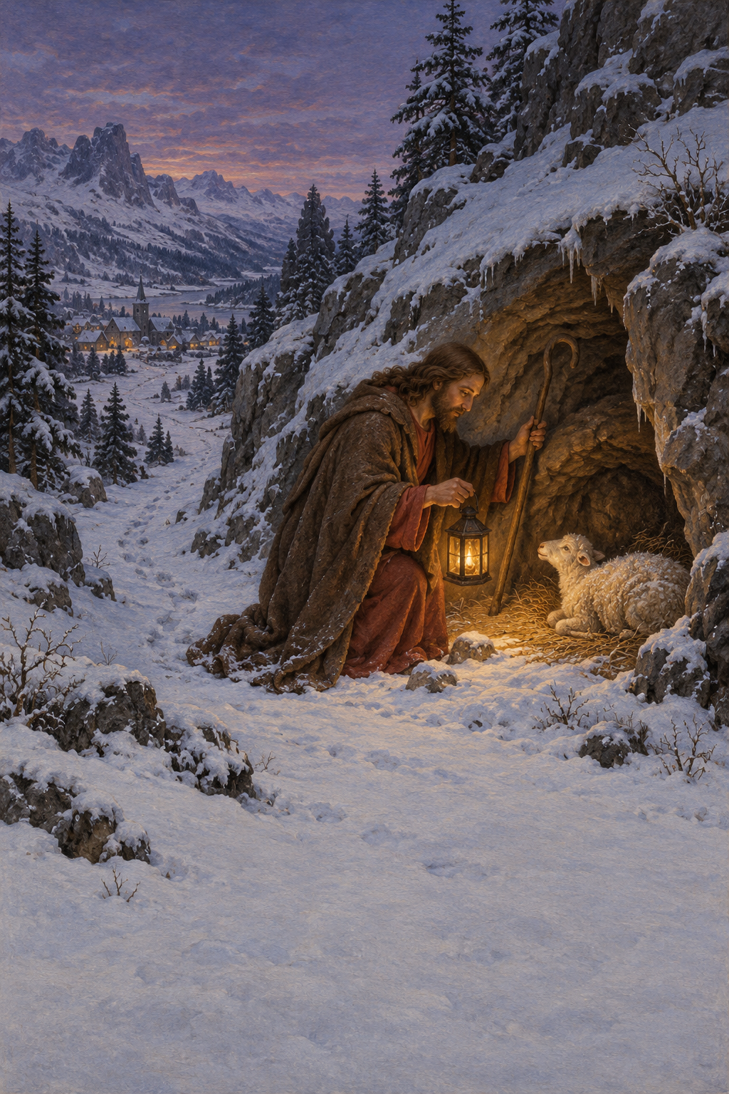 Seek Thy Servant Canvas Wall Art - Christian Wall Art, lifestyle scene