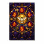 Septem Dona Canvas Wall Art - Catholic Wall Art, front view