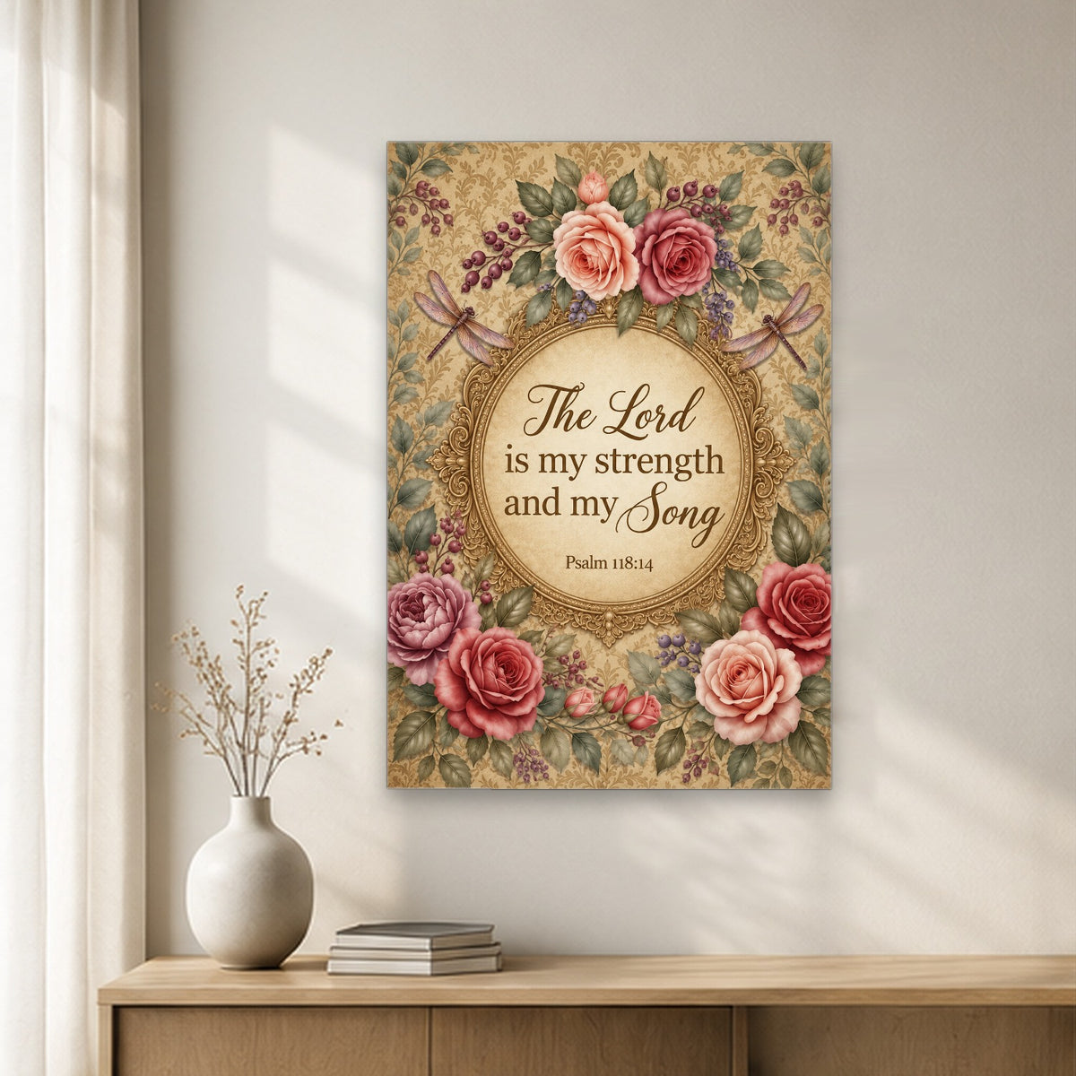 Serenity Canvas Wall Art - Catholic Wall Art, gift presentation
