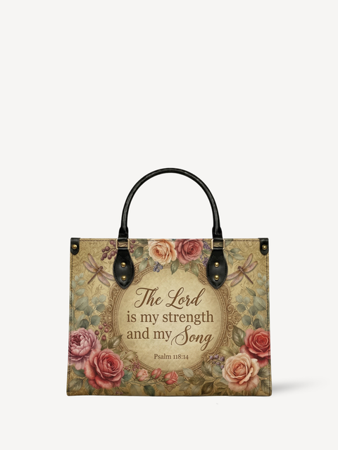 Serenity PU Leather Handbag - Christian Handbag, front view