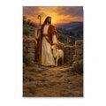 Shield of the Flock Canvas Wall Art - Catholic Wall Art, front view