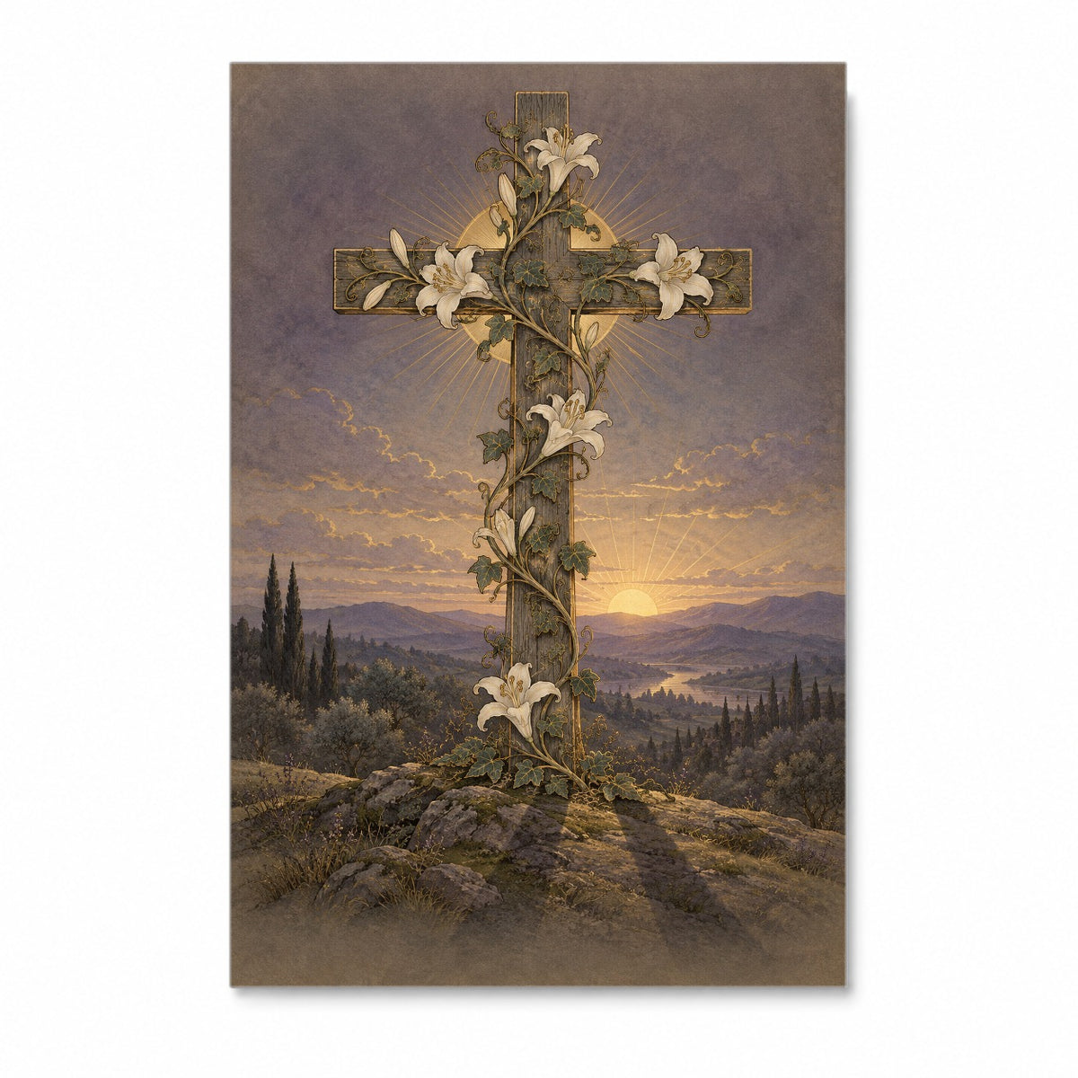 Signum Salutis II Canvas Wall Art - Catholic Wall Art, front view