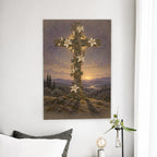 Signum Salutis II Canvas Wall Art - Catholic Wall Art, detail view