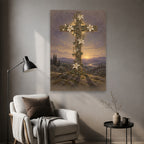Signum Salutis II Canvas Wall Art - Catholic Wall Art, styled in the home
