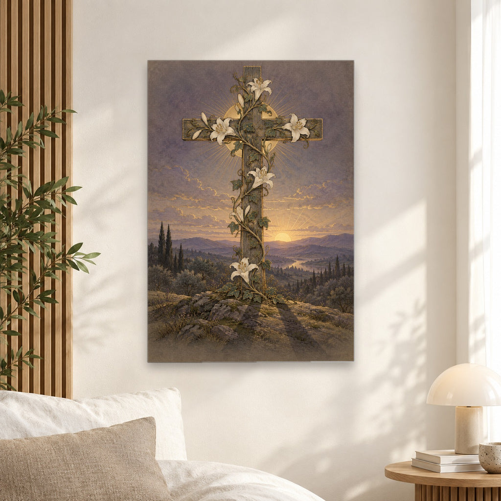 Signum Salutis II Canvas Wall Art - Catholic Wall Art, alternate angle