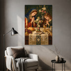 Signum Salutis IV Canvas Wall Art - Catholic Wall Art, styled in the home