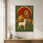 Sile et Scito II Canvas Wall Art - Catholic Wall Art, gift presentation