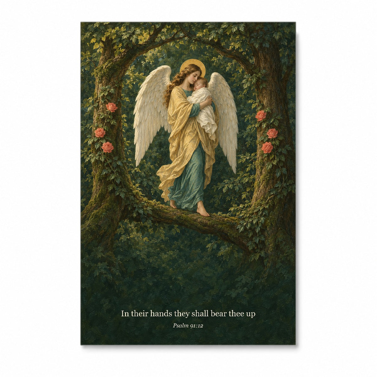 Silva Angelica Canvas Wall Art - Catholic Wall Art, front view