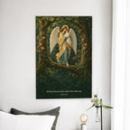 Silva Angelica Canvas Wall Art - Catholic Wall Art, detail view