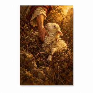 Sought and Found Canvas Wall Art - Catholic Wall Art, front view