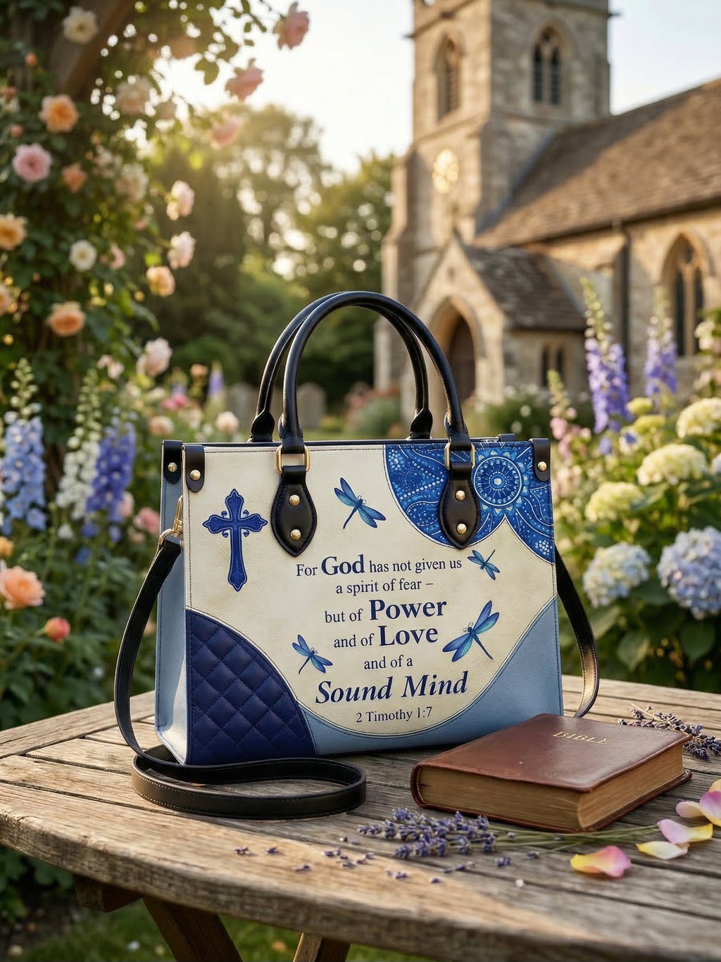 "Sound Mind" Leather Handbag