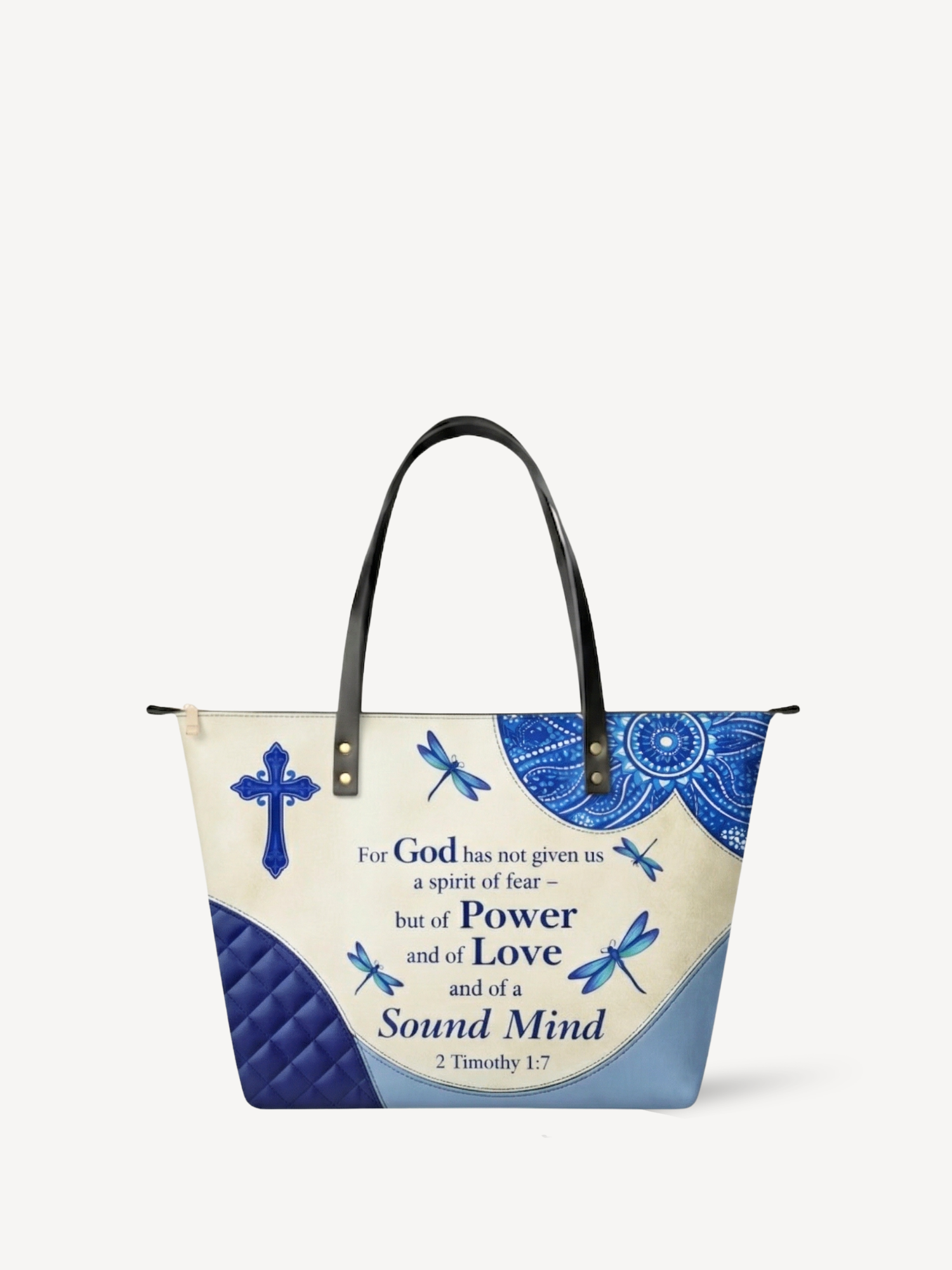 "Sound Mind" Leather Tote Bag