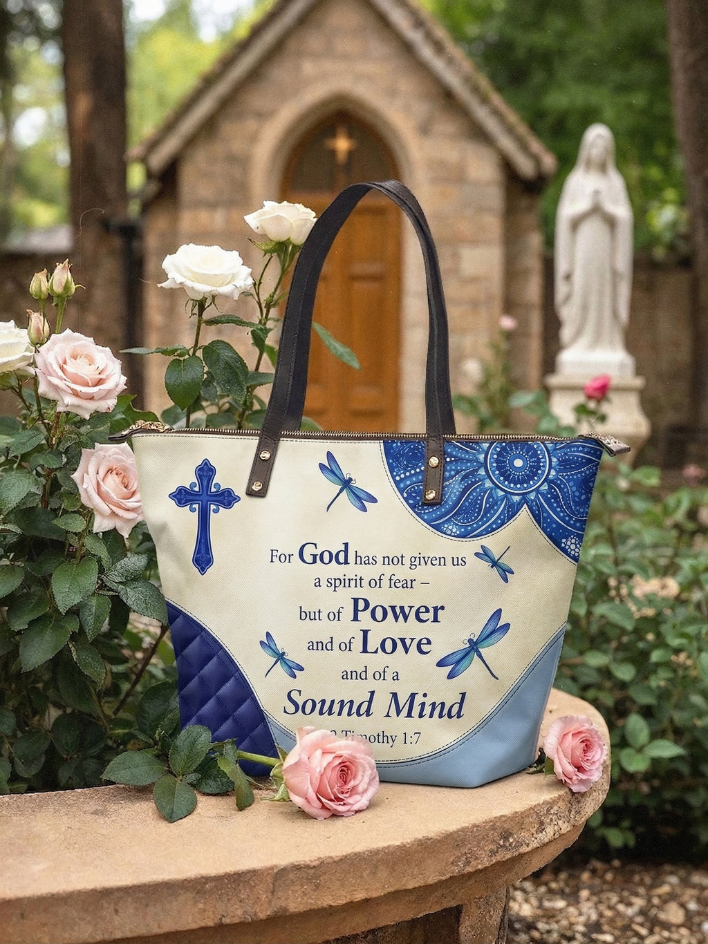 "Sound Mind" Leather Tote Bag