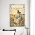 Sparrows at Dawn Canvas Wall Art - Christian Wall Art, front view
