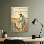 Sparrows at Dawn Canvas Wall Art - Christian Wall Art, hanging display