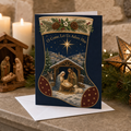 Starlight Over Bethlehem Christmas Cards - Religious Christmas Cards, front view