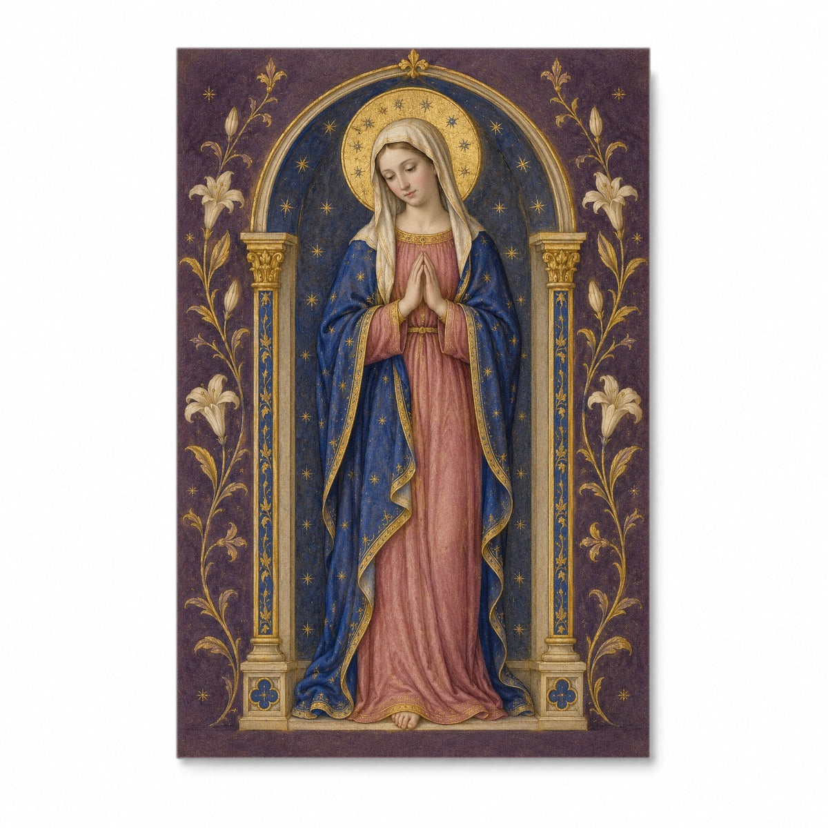 Stella Maris II Canvas Wall Art - Catholic Wall Art, front view