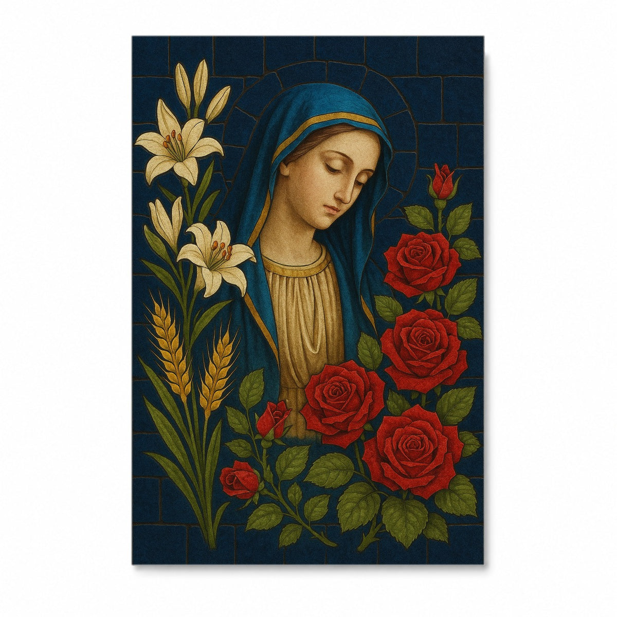 Stella Matutina Canvas Wall Art - Catholic Wall Art, front view