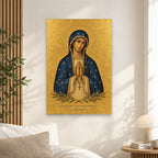 Strong as Death Canvas Wall Art - Catholic Wall Art, alternate angle