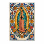 Talavera Morenita Canvas Wall Art - Catholic Wall Art, front view