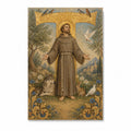 Tau Francisci Canvas Wall Art - Catholic Wall Art, front view