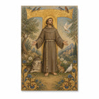 Tau Francisci Canvas Wall Art - Catholic Wall Art, front view