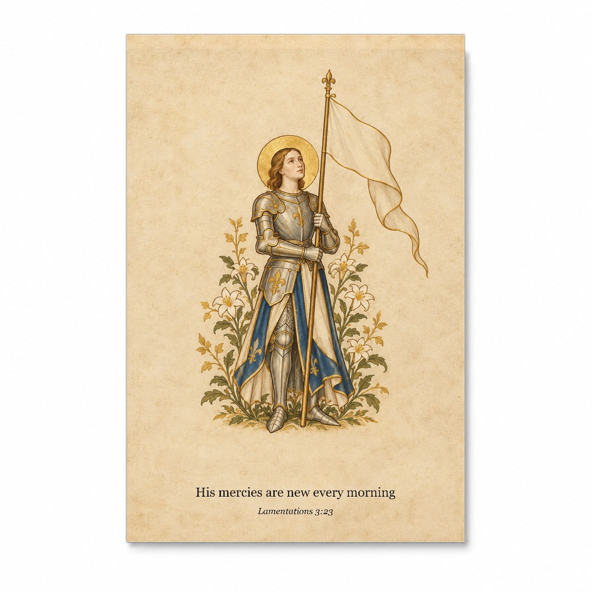 Testis Fidei V Canvas Wall Art - Catholic Wall Art, front view
