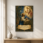 The Cup of Gethsemane Canvas Wall Art - Christian Wall Art, close-up of the print