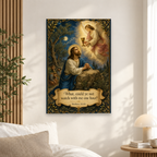 The Cup of Gethsemane Canvas Wall Art - Christian Wall Art, scale reference