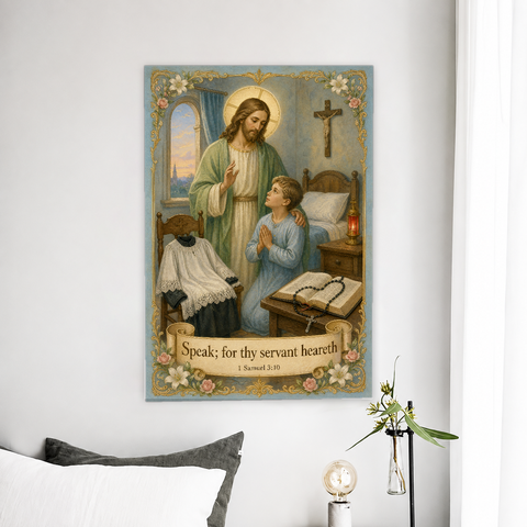 The Dawn Calling Canvas Wall Art - Christian Wall Art, front view