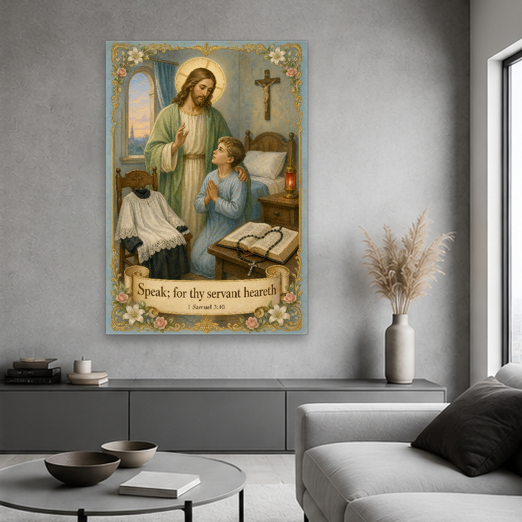 The Dawn Calling Canvas Wall Art - Christian Wall Art, styled in the home