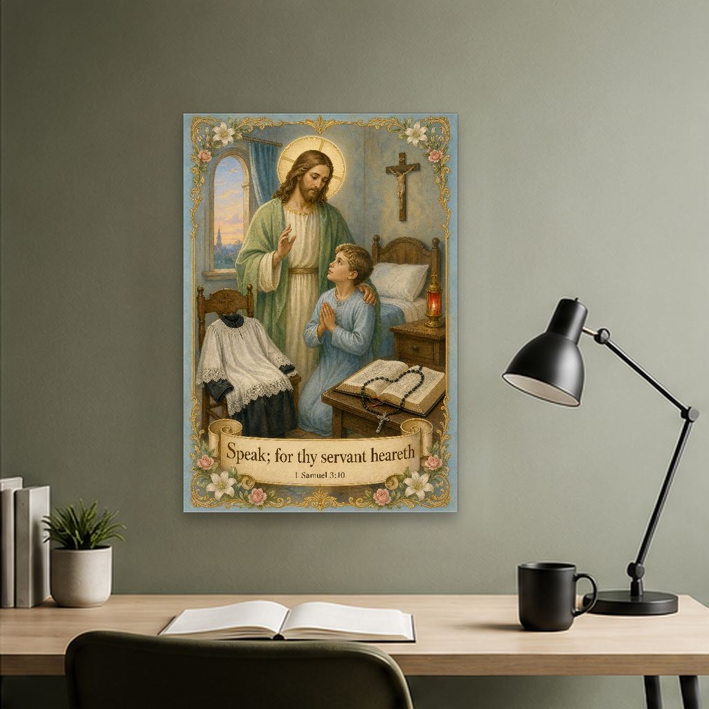 The Dawn Calling Canvas Wall Art - Christian Wall Art, hanging display