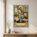 The Dawn Calling Canvas Wall Art - Christian Wall Art, close-up of the print
