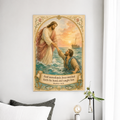 The Hand That Lifts Canvas Wall Art - Christian Wall Art, front view