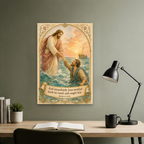 The Hand That Lifts Canvas Wall Art - Christian Wall Art, hanging display