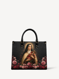 The Little Flower PU Leather Handbag - Christian Handbag, front view