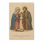The Lord Bless Thee Canvas Wall Art - Catholic Wall Art, front view