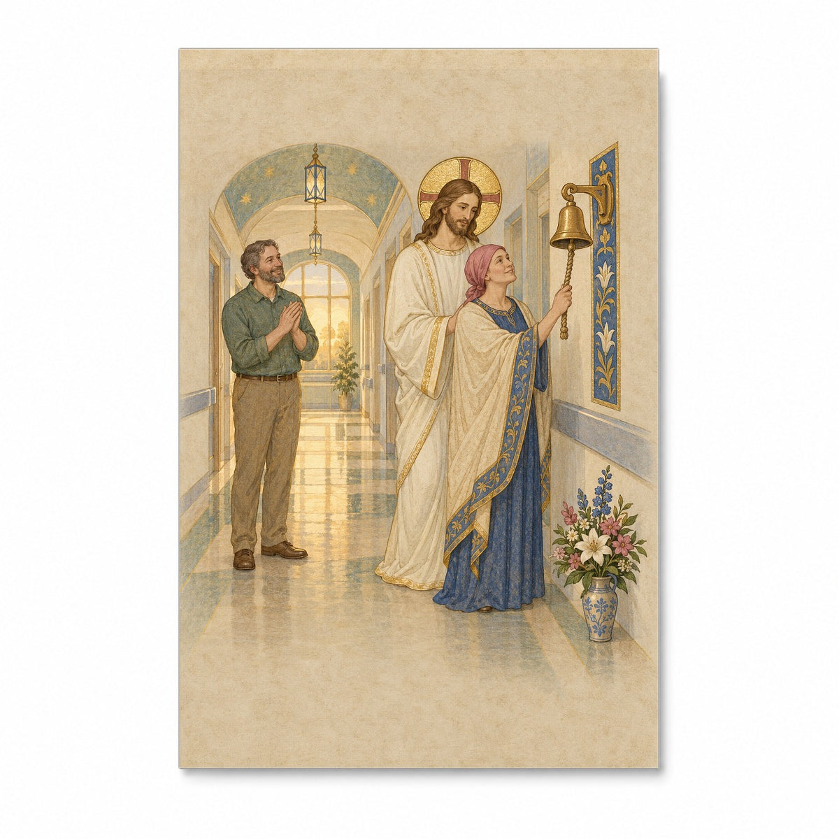 This Is the Day in Illuminated Canvas Wall Art - Catholic Wall Art, front view