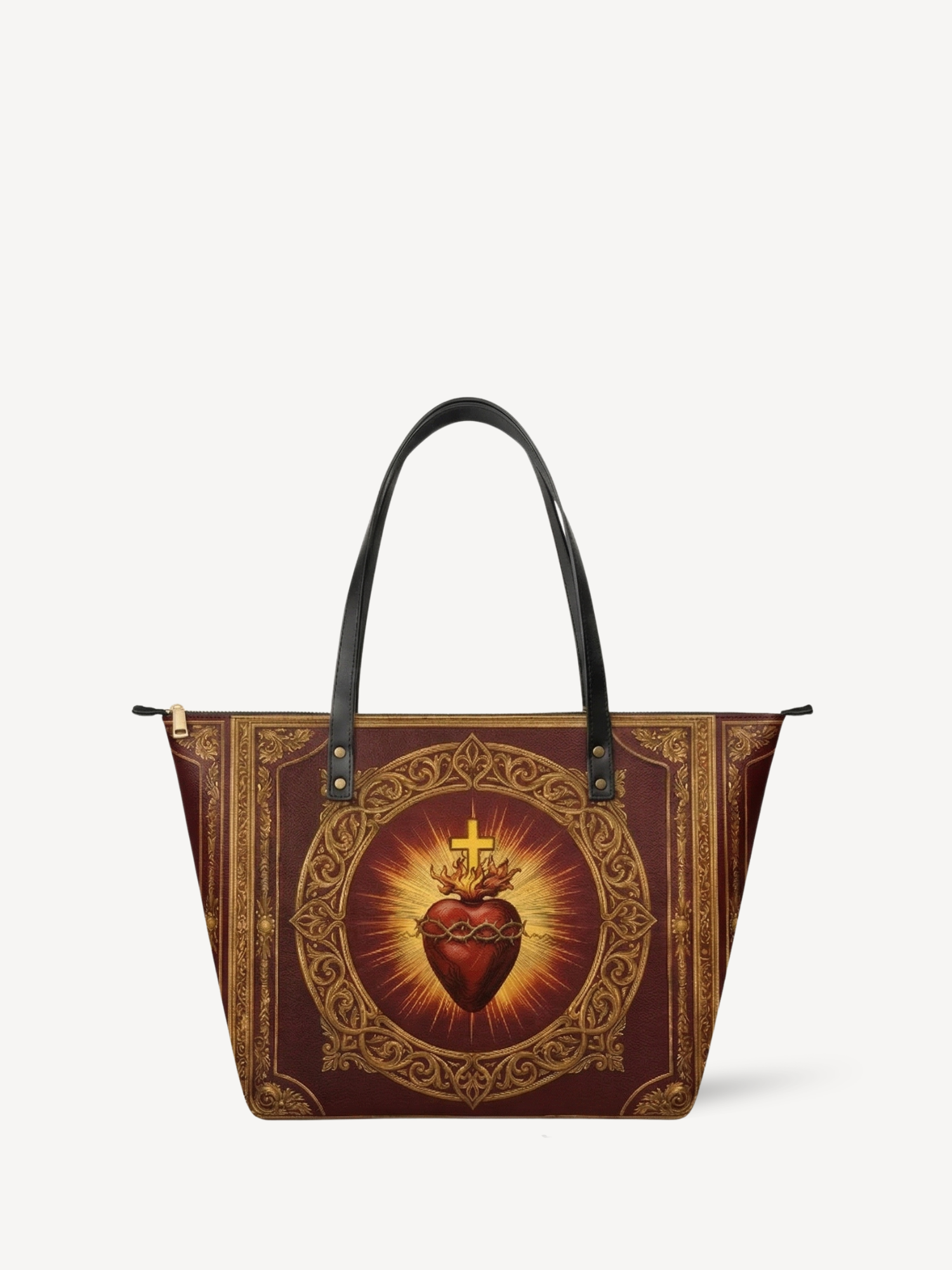"Thorned Heart" Leather Tote Bag