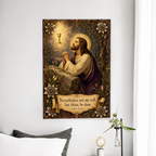 Thy Will In Gethsemane Canvas Wall Art - Christian Wall Art, front view