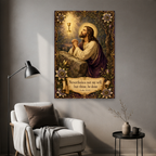 Thy Will In Gethsemane Canvas Wall Art - Christian Wall Art, detail view