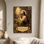 Thy Will In Gethsemane Canvas Wall Art - Christian Wall Art, gift presentation