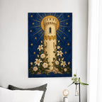 Turris Davidica Canvas Wall Art - Catholic Wall Art, detail view