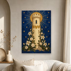 Turris Davidica Canvas Wall Art - Catholic Wall Art, scale reference