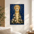 Turris Davidica Canvas Wall Art - Catholic Wall Art, alternate angle