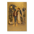 Under His Wings in Manuscript Canvas Wall Art - Catholic Wall Art, front view