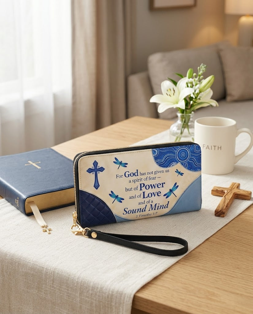 "Sound Mind" Leather Wallet