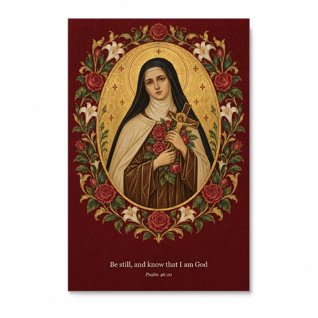 Via Sancta II Canvas Wall Art - Catholic Wall Art, front view